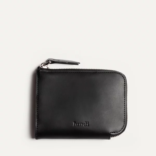 CHA lundi leather wallet CHARLES Black back f fb ef ab da jpg