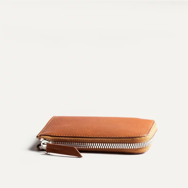 CHA lundi leather wallet CHARLES Cognac copie jpg