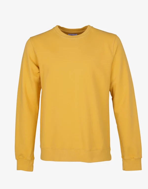 Classic Organic Crew Crewneck CS Burned Yellow jpg