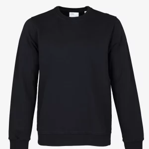 Classic Organic Crew Crewneck CS Deep Black jpg