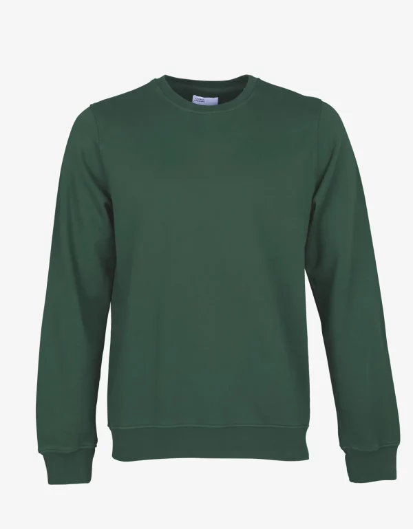 Classic Organic Crew Crewneck CS Emerald Green jpg