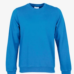 Classic Organic Crew Crewneck CS Pacific Blue jpg