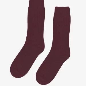 Merino Wool Blend Sock Merino Wool Blend Sock CS Oxblood Red jpg