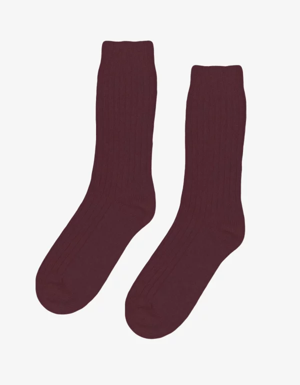 Merino Wool Blend Sock Merino Wool Blend Sock CS Oxblood Red jpg