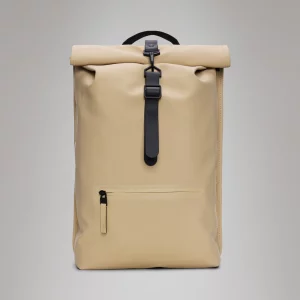 Rolltop Rucksack Backpacks Sand jpg