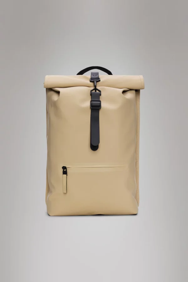 Rolltop Rucksack Backpacks Sand jpg