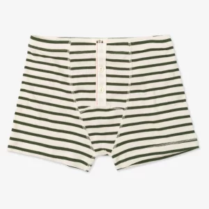 boxer albar mariniere breton stripes khaki hemen marque homme men coton bio sustainable jpg