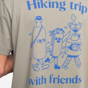 t shirt hiking trip argile ample