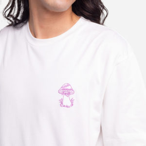 t shirt mushroom ecru ample