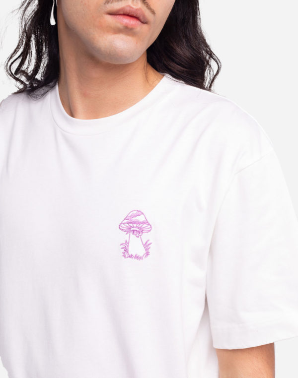 t shirt mushroom ecru ample