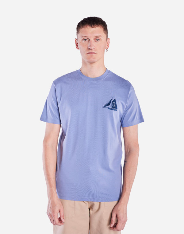 t shirt seabass bleu azur