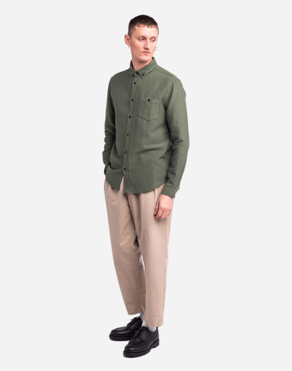 chemise classico marsh kaki