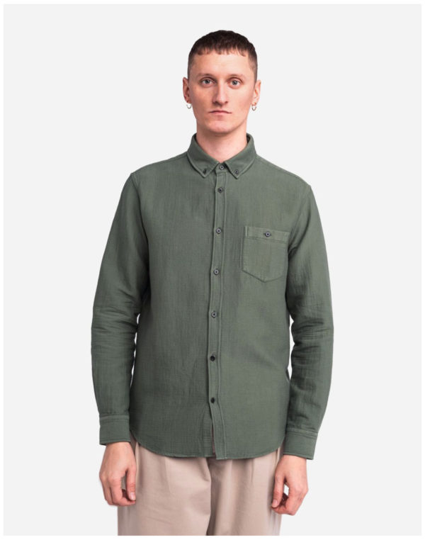 chemise classico marsh kaki