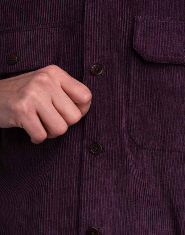 chemise decre milton prune