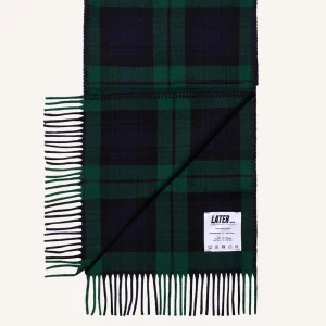 echarpe blackwatch tartan vert marine packshot jpg