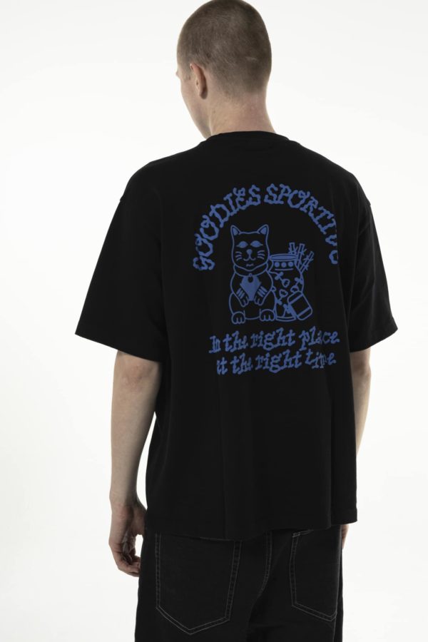 CBKT CATS BLACK TEE CBKT CATS BLACK TEE